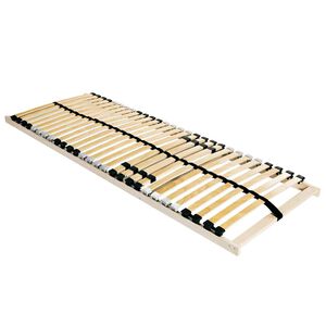 vidaXL Stelaż z listew Brązowy 70 x 190 cm Drewno bukowe