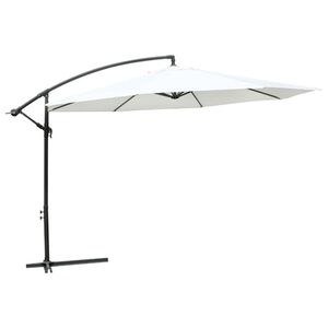 vidaXL Wiszacy Parasol Sloneczny Biały