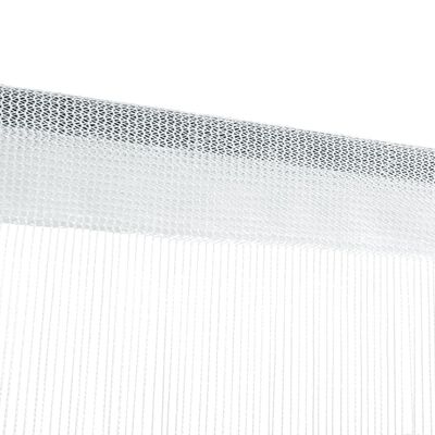 vidaXL Zasłony sznurkowe, 2 sztuki, 140 x 250 cm, białe