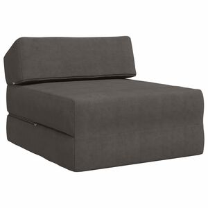 vidaXL Składana Sofa Ł&oacute;żko ciemnoszary 60 x 70 x 41 cm tkanina