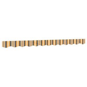 vidaXL Lambrekin do markizy, ż&oacute;łto-szare paski, 300 cm