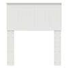vidaXL Zagł&oacute;wek Z zagł&oacute;wkiem Biały 75 cm Materiał drewnopochodny