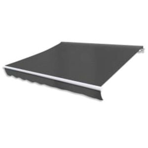 vidaXL Markiza automatyczna, 600 cm, antracytowa
