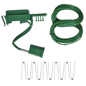 vidaXL Automatyczny system nawadniania ze zraszaczem i zegarem