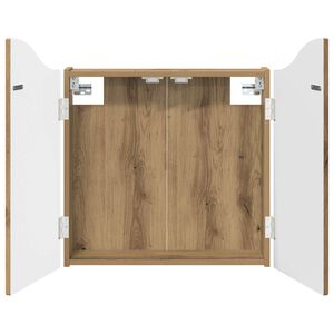 vidaXL Szafka na tarczę do rzutk&oacute;w Dąb artisan 56 x 12 x 63 cm