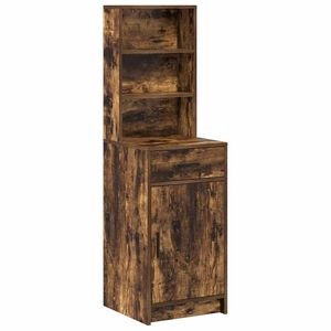 vidaXL Highboard z szufladą Dąb wędzony 40 x 40,5 x 135 cm