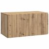 vidaXL Szafka RTV montowana na ścianie 59,5 x 31 x 30 cm Dąb artisan