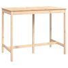 vidaXL Stolik barowy, 140x80x110 cm, lite drewno sosnowe