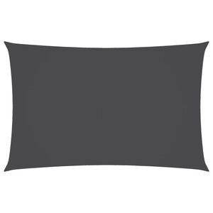 vidaXL Prostokątny żagiel ogrodowy, tkanina Oxford, 2,5x5 m, antracyt