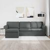 vidaXL Sofa Ciemnoszary
