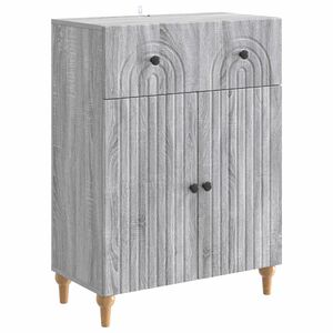 vidaXL Bufet Szary Sonoma 66 x 34,5 x 90 cm Drewno inżynieryjne