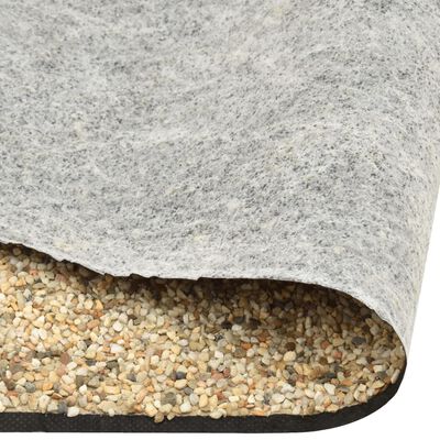 vidaXL Wykładzina do oczka wodnego, z kamyczkami, piaskowa, 50x60 cm