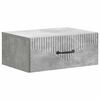 vidaXL Wisząca Szafka Nocna Betonowy szary 49 x 34,5 x 20 cm
