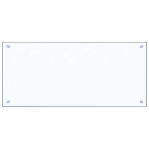 vidaXL Panel ochronny do kuchni, przezroczysty, 90x40 cm, szkło