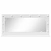 vidaXL Lustro toaletowe Ze LED Lights Z lustrem Biały 100 x 45 x 18 cm