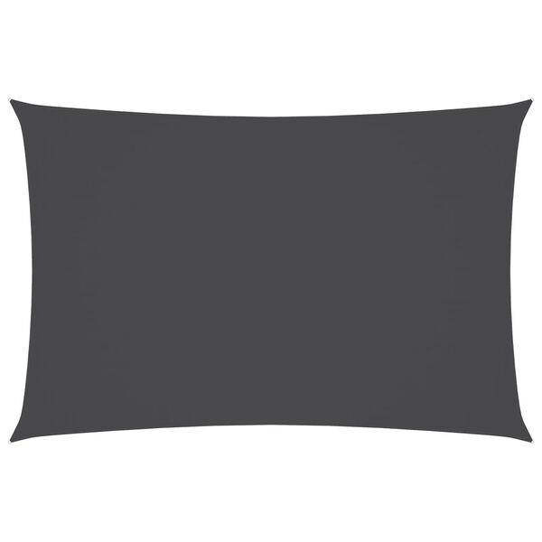 vidaXL Żagiel ogrodowy, tkanina Oxford, prostokątny, 5x7 m, antracyt