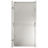 vidaXL Brama ogrodowa 100x175 cm Stal nierdzewna