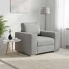 vidaXL Sofa Szary chmur 100 x 77 x 82 cm tkanina