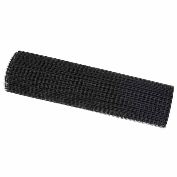 vidaXL Spawana siatka ogrodzeniowa Szary 0,5 x 50 m