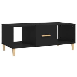 vidaXL Stolik kawowy, czarny, 102x50x40 cm, materiał drewnopochodny