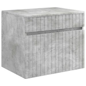 vidaXL Wisząca Szafka Łazienkowa Betonowy szary 59 x 44,5 x 50 cm