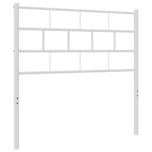 vidaXL Metalowe wymienne wezgłowie, białe, 107 cm