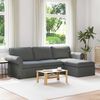 vidaXL Sofa Ciemnoszary