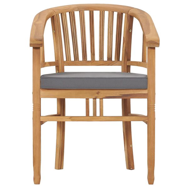 vidaXL 5-cz. zestaw mebli ogrodowych z poduszkami, lite drewno tekowe