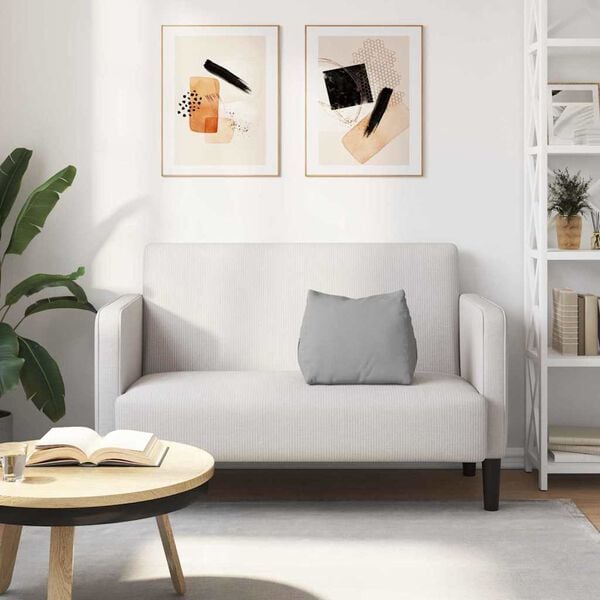 vidaXL Poduszka na plecy Szary chmur 45 x 20 x 35 cm tkanina