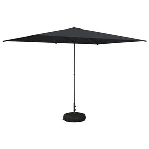 vidaXL Parasol ogrodowy z podstawą 200 x 300 cm Poliester Prostokątny