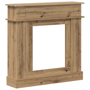 vidaXL Obudowa kominka Dąb artisan 102 x 26 x 100 cm