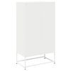 vidaXL Komoda biała 68x39x123 cm stal
