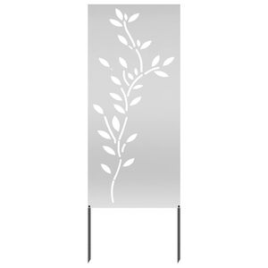 vidaXL Ekran zapewniający prywatność w ogrodzie Srebrny 50 x 140 cm