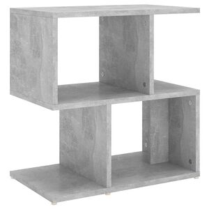 vidaXL Szafka nocna, szarość betonu, 50x30x51,5 cm