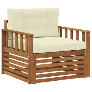 vidaXL Zestaw sof na zewnątrz Lite drewno akacjowe i poliester