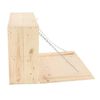 Esschert Design Wiszący barek z rozkładaną p&oacute;łką, M, naturalny