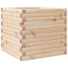 vidaXL Donica ogrodowa, 50x50x46 cm, lite drewno sosnowe