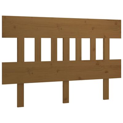 vidaXL Wezgłowie łóżka, miodowy brąz, 138,5x3x81 cm, drewno sosnowe