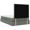 vidaXL Ł&oacute;żko z miejscem na przechowywanie i materacem Ciemnoszary