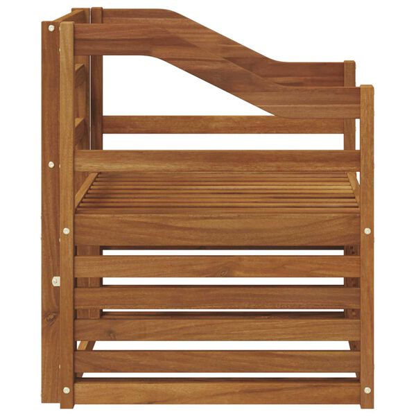 vidaXL Zestaw sof na zewnątrz Naturalny 67 x 63 x 73 cm