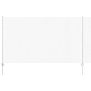 vidaXL Ogrodzenie z słupkiem Srebrny 1,4 x 10 m Stal