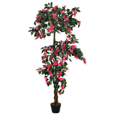 vidaXL Sztuczny rododendron z doniczką, różowy, 165 cm