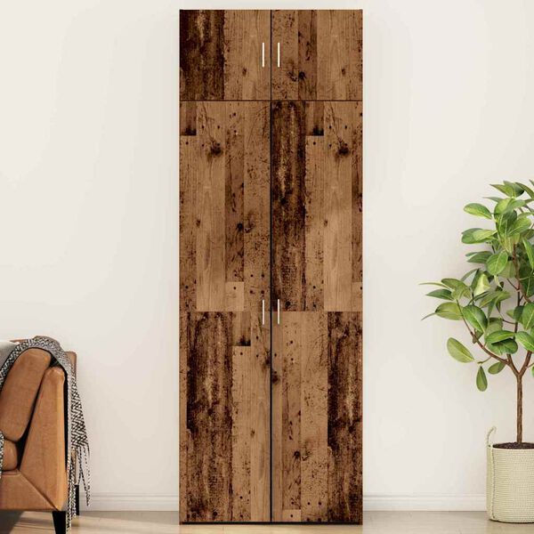 vidaXL Szafka do przechowywania 3 pcs Stare drewno