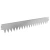 vidaXL Krawężnik do trawnika 10 pcs 103 x 15 cm metal srebrny
