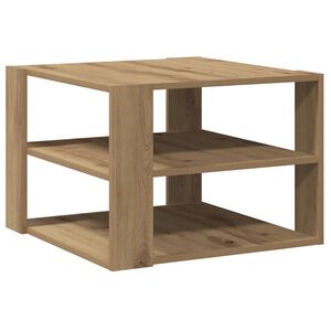 vidaXL Stolik kawowy, dąb artisan 58x58x40 cm, materiał drewnopochodny