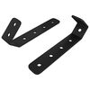 vidaXL Haczyki 2 szt. Czarny M5 x 110 mm Żelazo