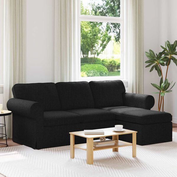 vidaXL Sofa Czarny