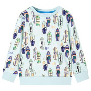 Bluza dziecięca, jasnoniebieski melanż, 116
