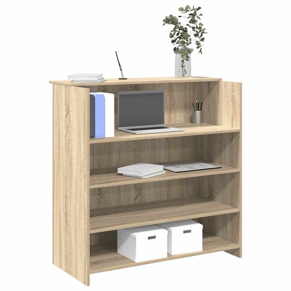 vidaXL Biurko recepcyjne Sonoma Oak 100x50x103,5 cm Drewno konstrukcyjne