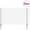 vidaXL Ogrodzenie z słupkiem Zielony 1,5 x 25 m Stal